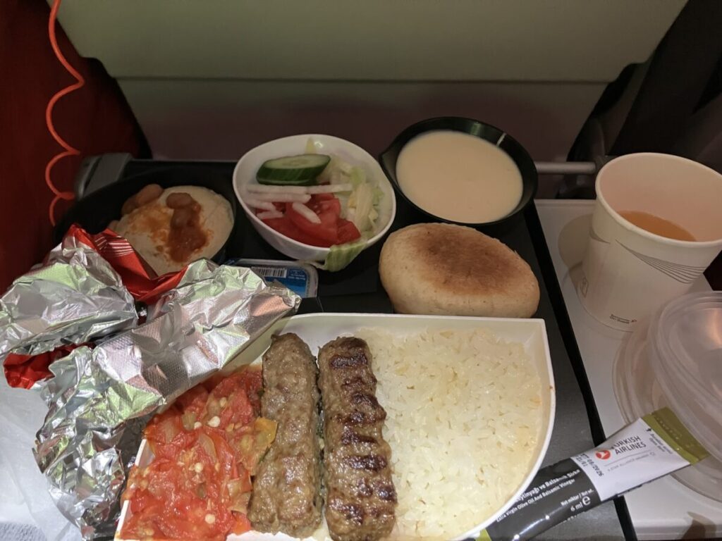 ターキッシュエアラインズ機内食